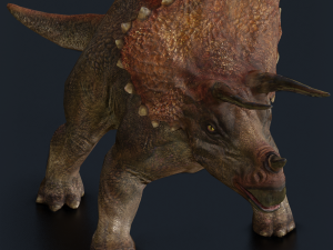 DINOSAUR LOW POLY GAMEREADY Modelo 3D