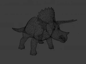 DINOSAURIO LOW POLI LISTO PARA EL JUEGO Modelo 3D