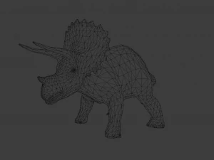 DINOSAURIO LOW POLI LISTO PARA EL JUEGO Modelo 3D