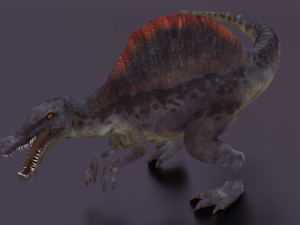 DINOSAUR LOW POLY GAMEREADY Modelo 3D