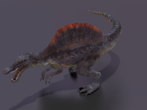 DINOSAUR LOW POLY GAMEREADY Modelo 3D