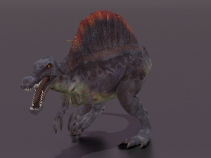 DINOSAUR LOW POLY GAMEREADY Modelo 3D