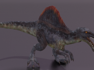DINOSAUR LOW POLY GAMEREADY Modelo 3D