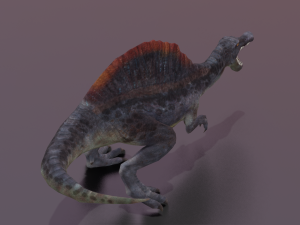 DINOSAUR LOW POLY GAMEREADY Modelo 3D