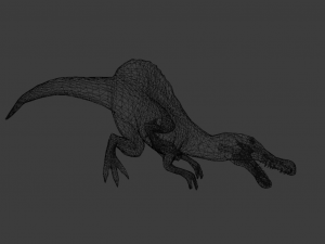 DINOSAUR LOW POLY GAMEREADY Modelo 3D