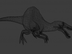 DINOSAUR LOW POLY GAMEREADY Modelo 3D