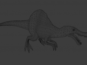 DINOSAUR LOW POLY GAMEREADY Modelo 3D