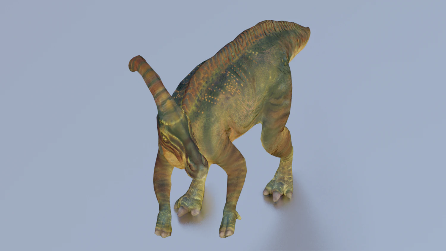 DINOSAUR LOW POLY GAMEREADY 3D Model .c4d .max .obj .3ds .fbx .stl .blend 