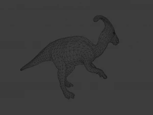 DINOSAUR LOW POLY GAMEREADY 3D Model