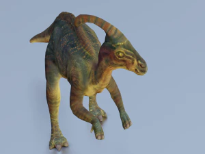 DINOSAUR LOW POLY GAMEREADY 3D Model