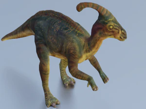 DINOSAUR LOW POLY GAMEREADY 3D Model