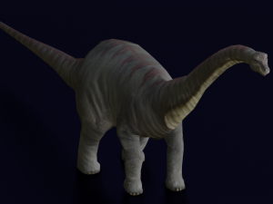 DINOSAUR LOW POLY GAMEREADY 3D Model