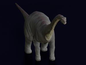 DINOSAUR LOW POLY GAMEREADY 3D Model