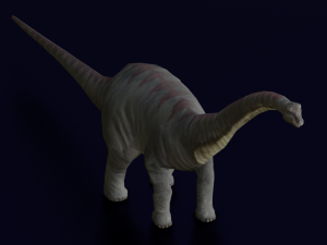 DINOSAUR LOW POLY GAMEREADY 3D Model