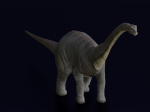 DINOSAUR LOW POLY GAMEREADY 3D Model