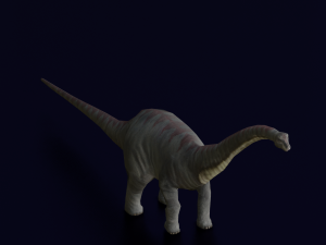 DINOSAUR LOW POLY GAMEREADY 3D Model