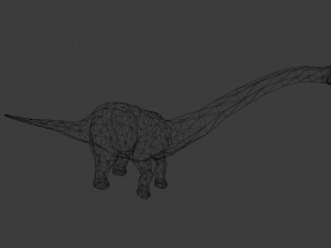 DINOSAUR LOW POLY GAMEREADY 3D Model