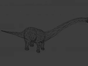 DINOSAUR LOW POLY GAMEREADY 3D Model