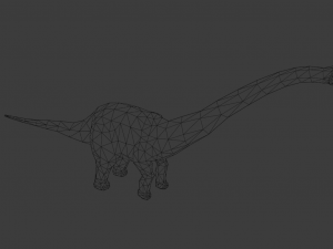 DINOSAUR LOW POLY GAMEREADY 3D Model