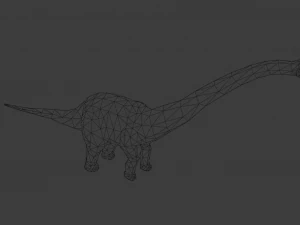 DINOSAUR LOW POLY GAMEREADY 3D Model