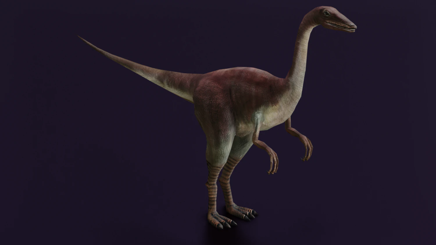 DINOSAUR LOW POLY GAMEREADY 3D Model .c4d .max .obj .3ds .fbx .stl .blend 