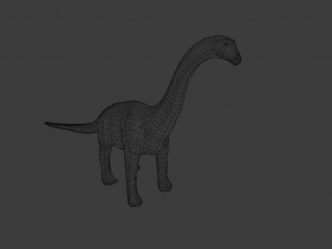 DINOSAUR LOW POLY GAMEREADY Modelo 3D