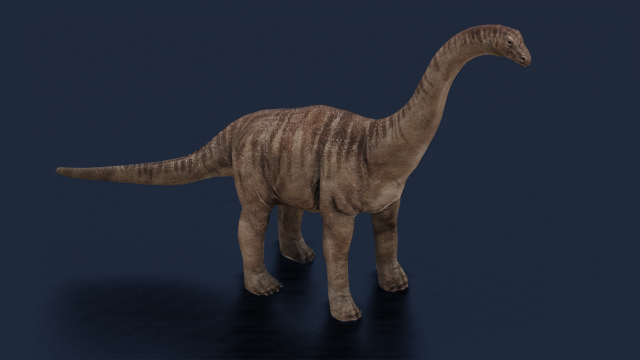 DINOSAUR LOW POLY GAMEREADY Modello 3D .c4d .max .obj .3ds .fbx .stl .blend 
