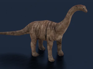 GIOCO DINOSAURO LOW POLY PRONTO Modello 3D