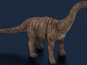 DINOSAUR LOW POLY GAMEREADY Modello 3D