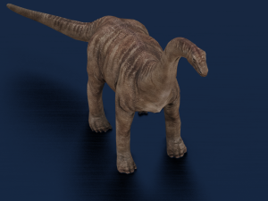 DINOSAUR LOW POLY GAMEREADY Modello 3D