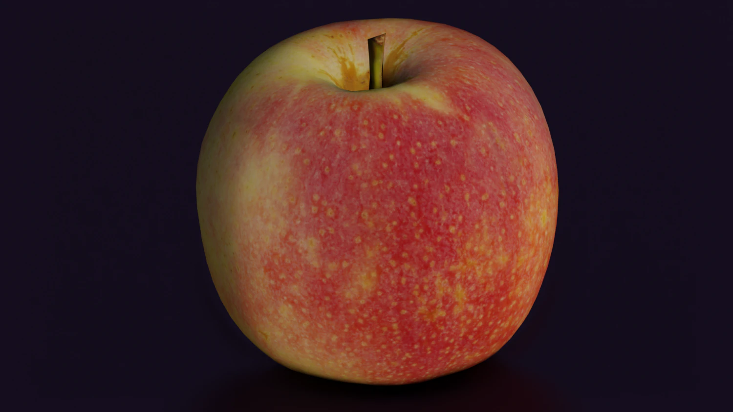 APPLE LOW POLY GAMEREADY 3D Model .c4d .max .obj .3ds .fbx .stl .blend 