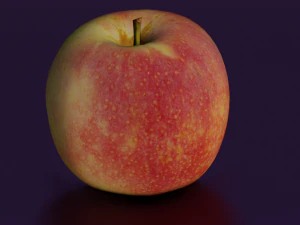 APPLE LOW POLY GAMEREADY 3D Model