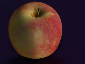 APPLE LOW POLY GAMEREADY 3D Model