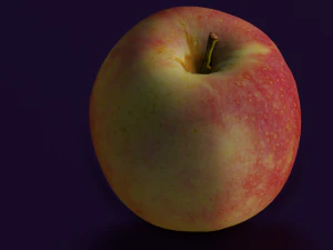 APPLE LOW POLY GAMEREADY 3D Model