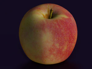 APPLE LOW POLY GAMEREADY 3D Model