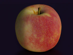 APPLE LOW POLY GAMEREADY 3D Model