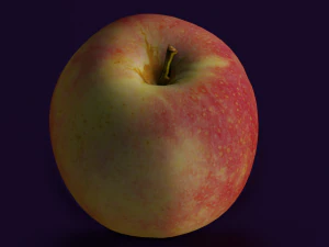 APPLE LOW POLY GAMEREADY 3D Model