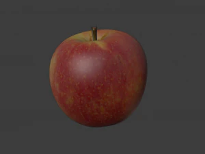 APPLE LOW POLY GAMEREADY 3D Model