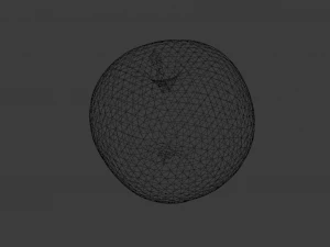 APPLE LOW POLY GAMEREADY 3D Model