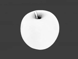 APPLE LOW POLY GAMEREADY 3D Model