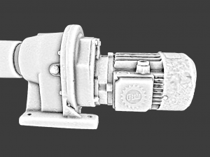 MOTOR LOW POLY GAMEREADY 3D Model