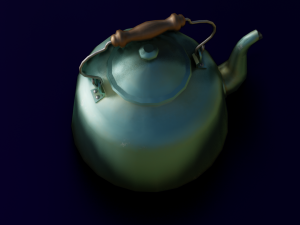 KETTLE LOW POLY GAMEREADY 3Dモデル