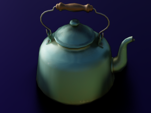 KETTLE LOW POLY GAMEREADY 3Dモデル
