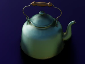 KETTLE LOW POLY GAMEREADY 3D Model