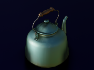 KETTLE LOW POLY GAMEREADY 3Dモデル