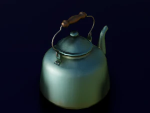 KETTLE LOW POLY GAMEREADY 3D Model