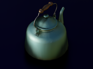 KETTLE LOW POLY GAMEREADY 3Dモデル