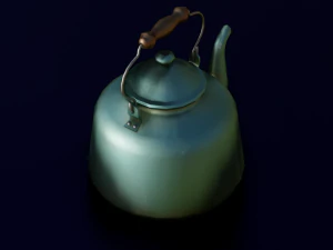 KETTLE LOW POLY GAMEREADY 3D Model