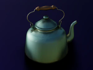 KETTLE LOW POLY GAMEREADY 3D Model