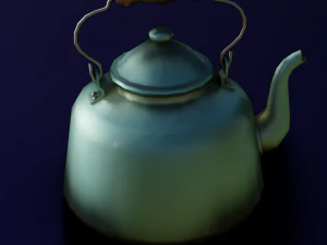 KETTLE LOW POLY GAMEREADY 3D Model